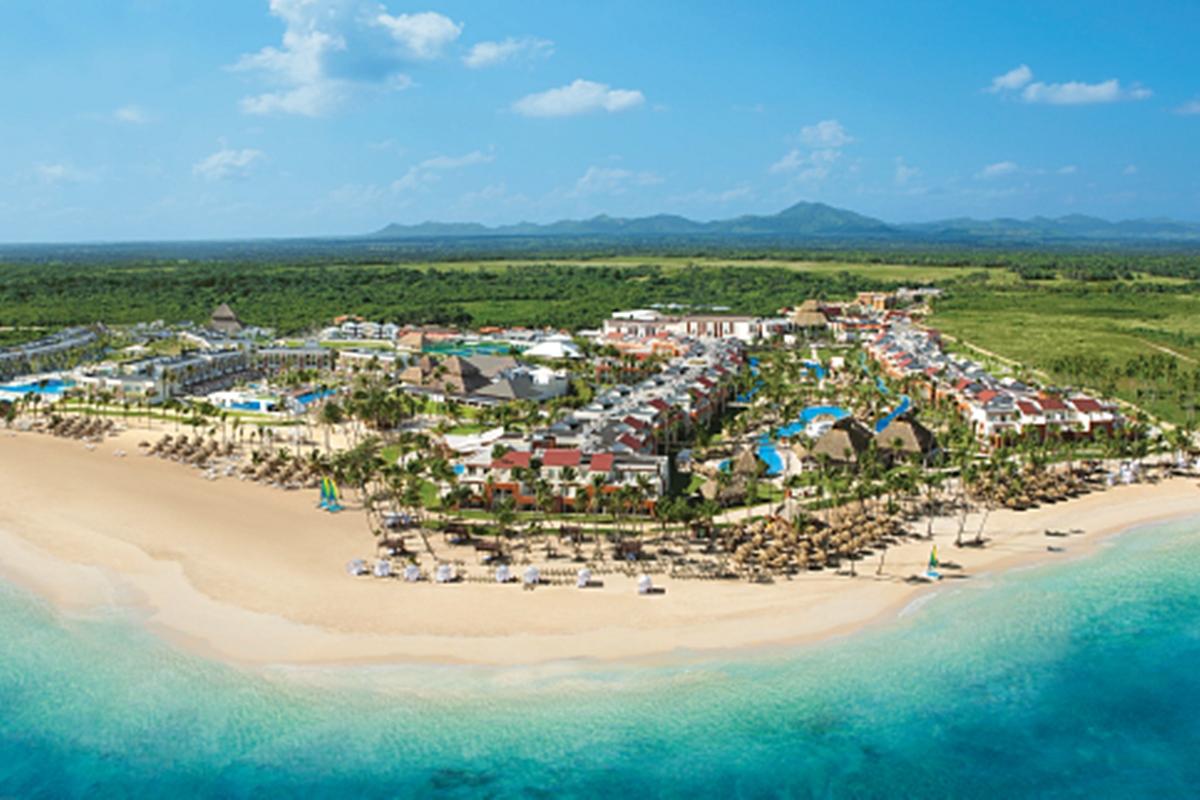 Breathless Punta Cana Resort & Spa (Adults Only) ภายนอก รูปภาพ Aerial view of the resort