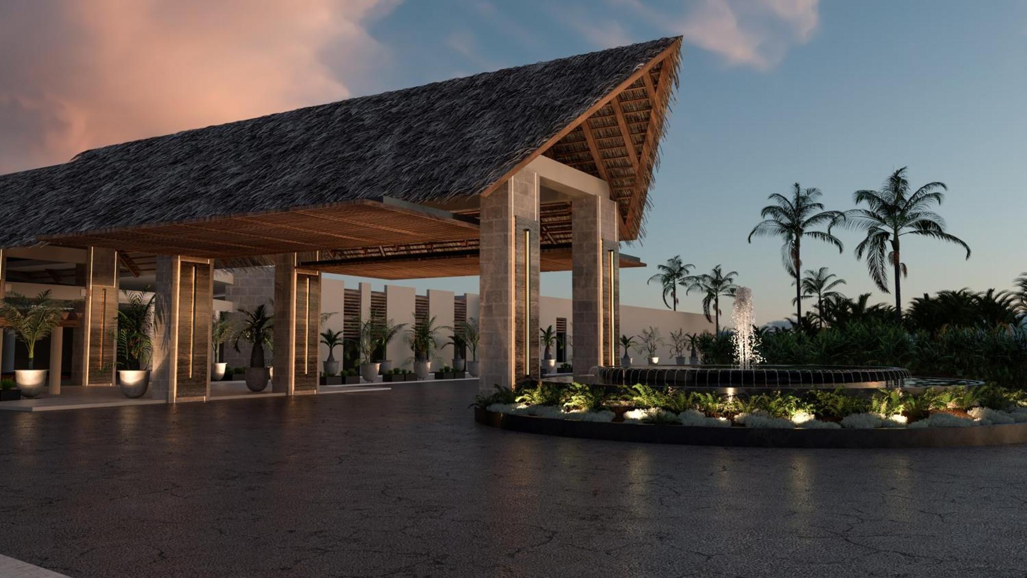 Breathless Punta Cana Resort & Spa (Adults Only) ภายนอก รูปภาพ The entrance of the resort